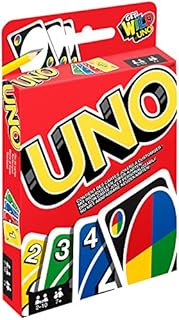 Mattel Games W2087 - UNO Kartenspiel und Gesellschaftspiel, geeignet für 2 - 10 Spieler, Kartenspiele und Gesellschaftsspiele ab 7 Jahren