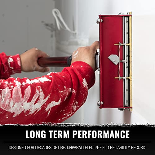 12-Inch Mega Flat Box - Level5 | Pro-Grade | High Capacity + Quick Clean | Drywall Sheetrock Gyprock Wallboard Finishing | 4-769 #TOP7