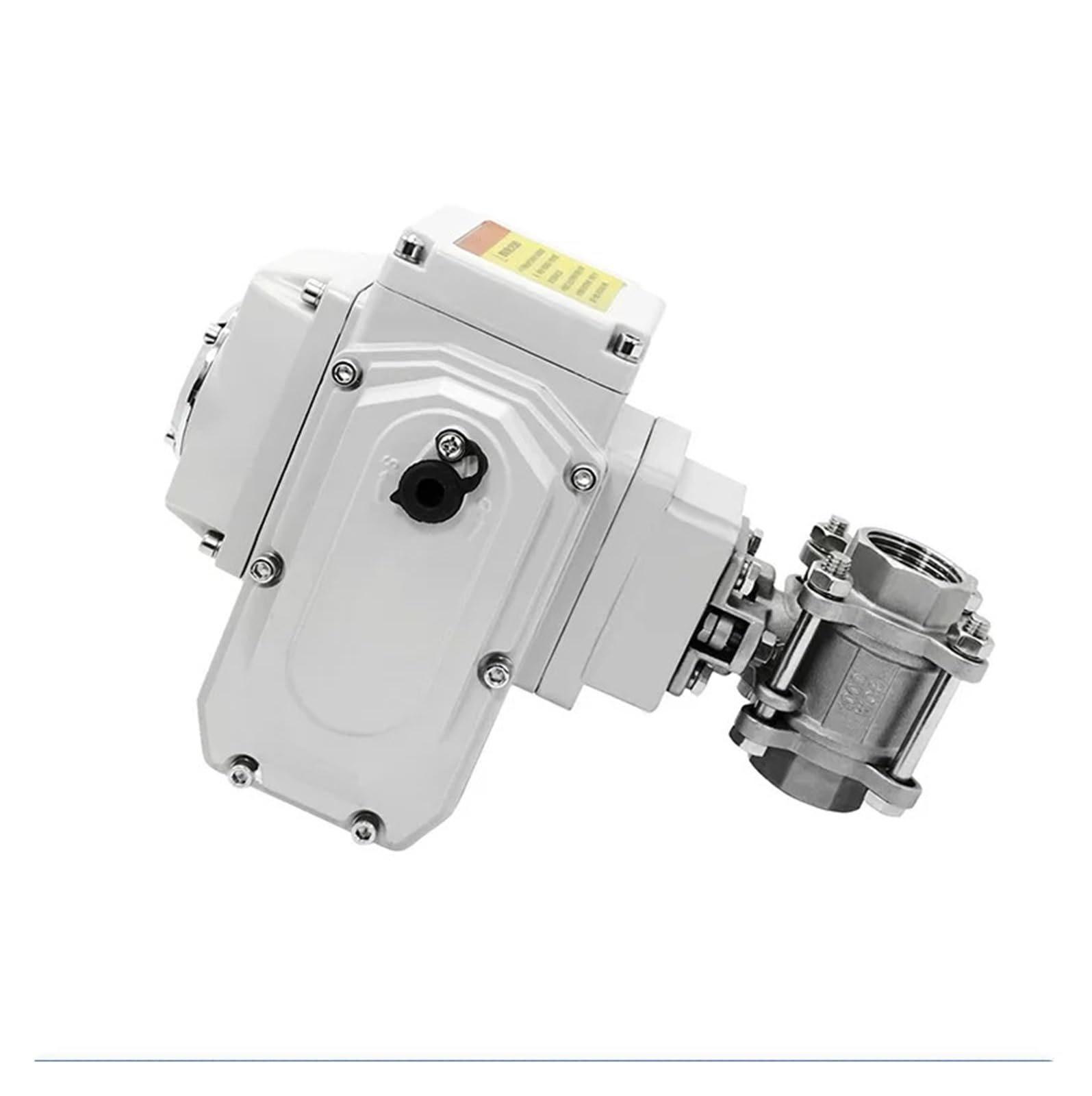QAZYUIENW 32 Two-way high platform ball valve stainless steel Q911F-16P internal thread ball valve(24VDC)