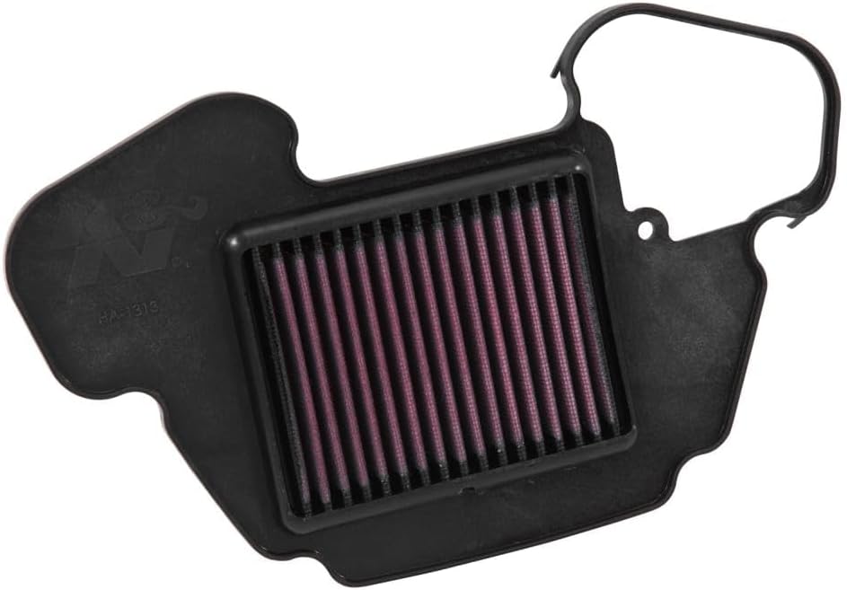 K&N Engine Air Filter: High Performance, Premium, Powersport Air Filter: Fits 2013-2019 HONDA (Grom 125, Grom 125 ABS, MSX125) HA-1313