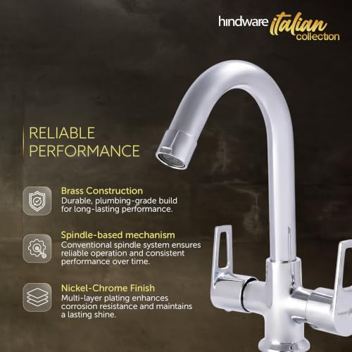 Hindware Aspiro F570014CP Centre Hole Basin Mixer 1 Count - Image 5