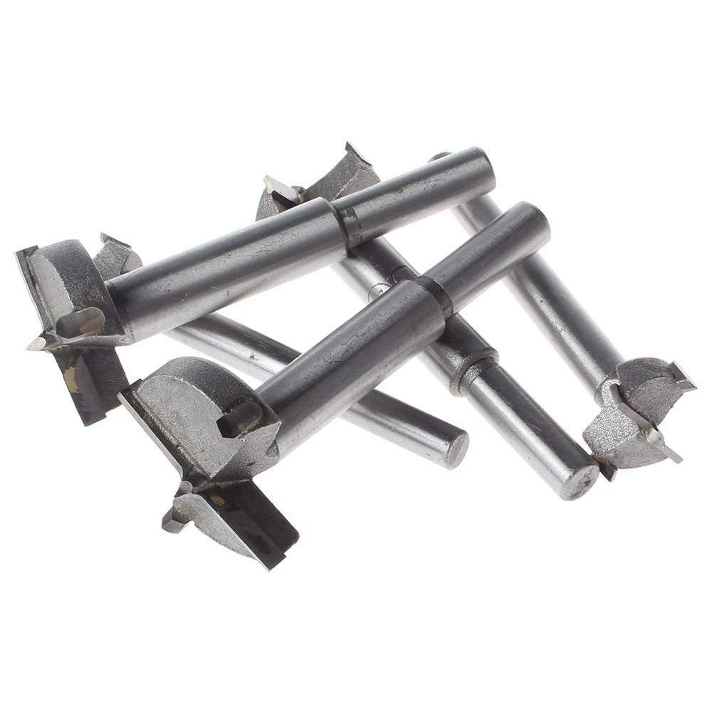 1/14 pièces Forstner foret à bois auto centrage trou de scie coupe outils de travail du bois ensemble 15/25/35/45/55/65/75/85/95/100mm TCT Forstner Bits(14PCS(15-30mm))