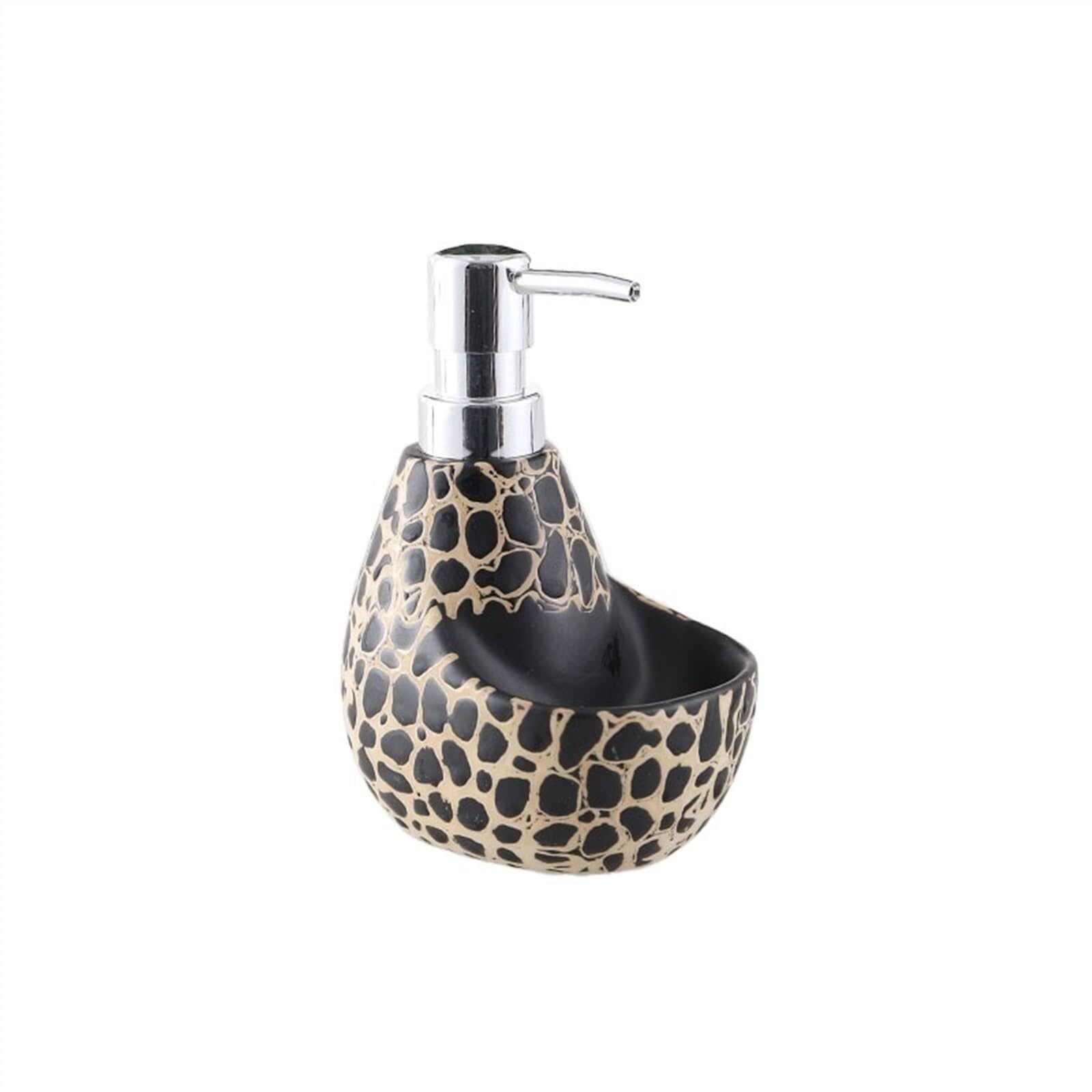 soap bottle Hand Soap Bottle Leopard Print Dishes Pump With Sponge Holder soap dispenser