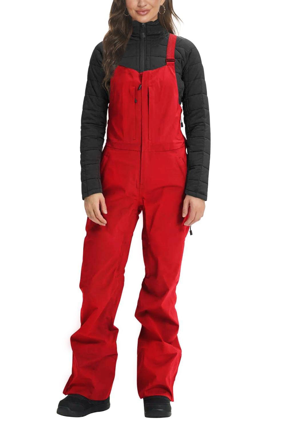 Yousify Womens Snow Bibs Insulated Waterproof Ski Bibs Overalls Winter Outdoor Snow Pants