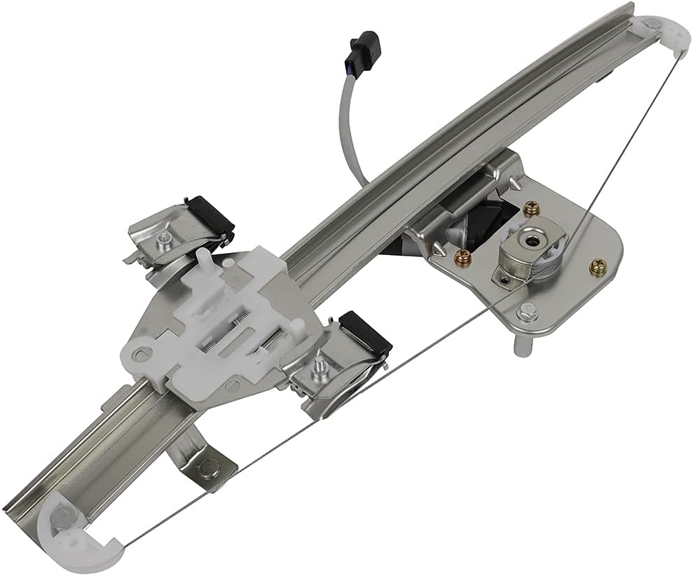 Passenger Side Power Window Regulator Rear Left with Motor Fits for 2007-2013 For Chevy Silverado 1500, 2007-2013 For GMC Sierra 3500 HD, Replace741-388