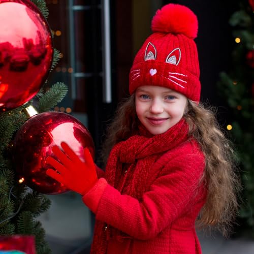 Image of ONESING 12 Pairs Kids Gloves - Warm Knitted Winter Gloves Bulk for Girls Boys | Children Gloves Designed for Cold Weather