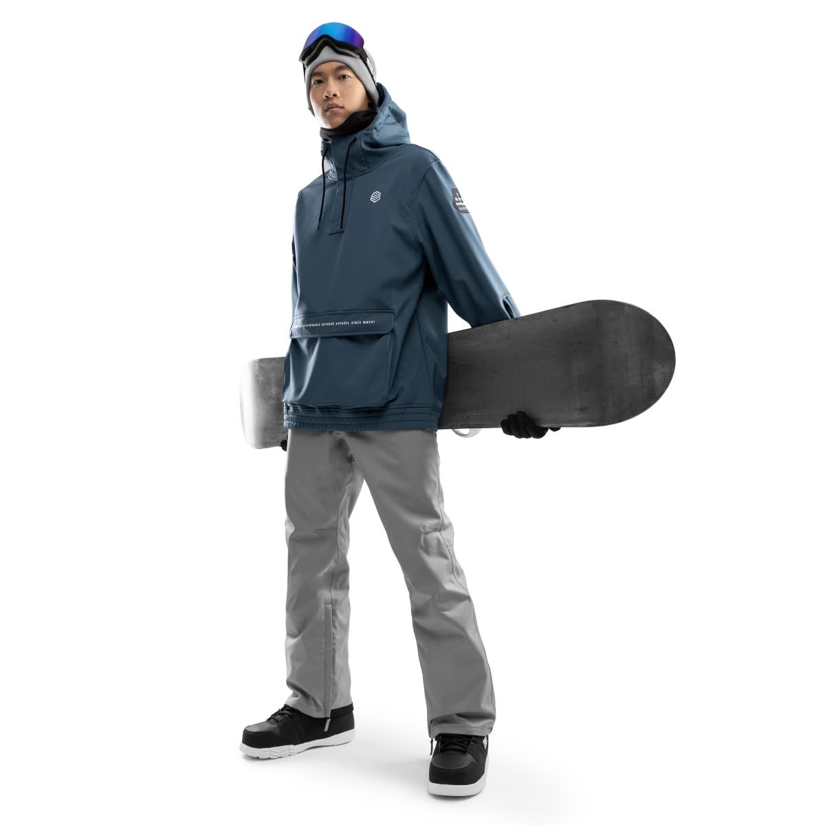 SIROKO Pantalón de Nieve Hardshell esquí y Nieve P2 Portes Gris