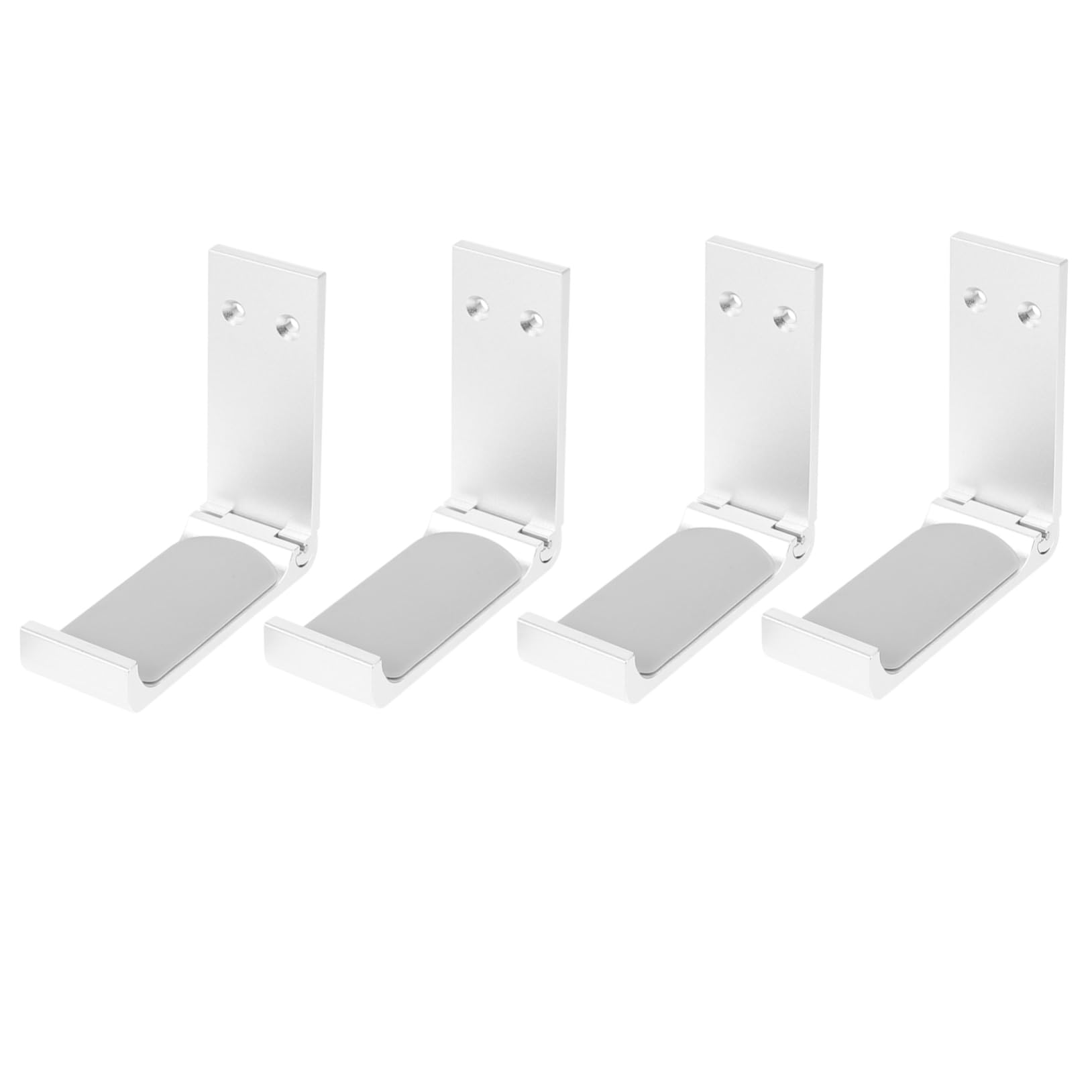 KOMBIUDA 4 Sätze Kopfhörerständer aus Aluminiumlegierung Teiliges Stabiler Halter für Gaming Headsets Tragfähigkeit Elegantes Design für Ordentliches Gaming Zubehör Silberfarben