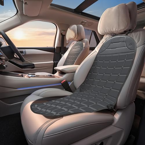 ILLUMINEW Seat Cushion Soft Winter Seat Cover for Full Back (Black)