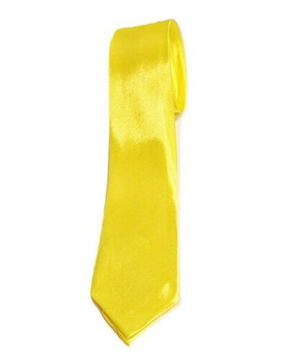 L&L® Lemon Yellow Collection Woven Knitted Satin Tie Wedding