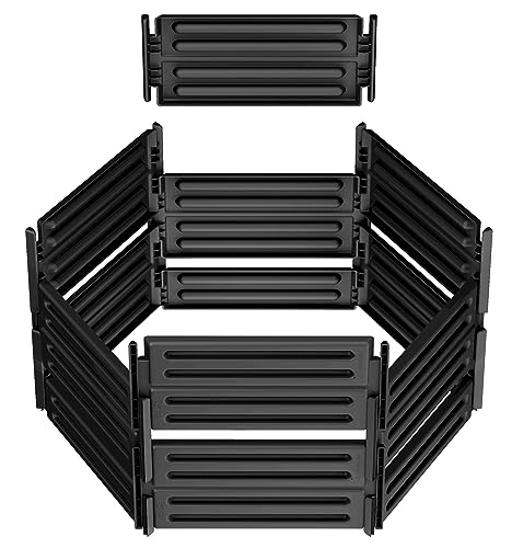 GARANTIA AIR-King Steckkomposter schwarz Komposter mit Stecksystem (850 Liter)