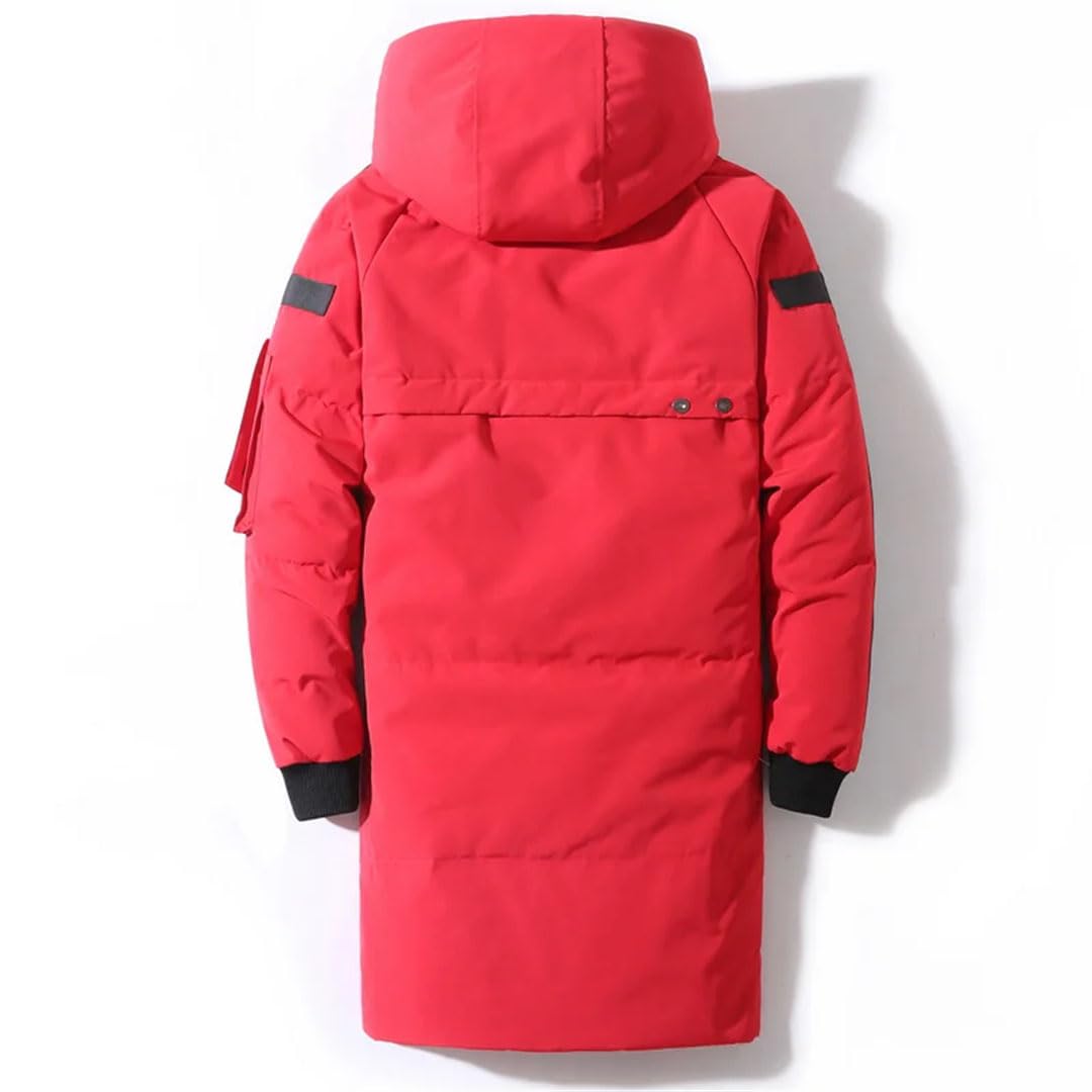 Vogrtcc Piumino Da Uomo Con Cappuccio Lungo E Parka