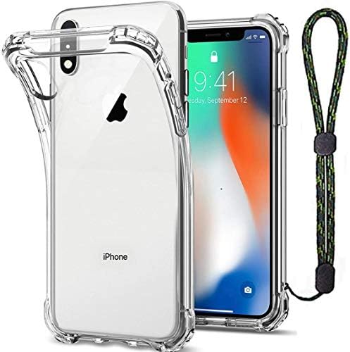 Calmpal iPhone Xs Max Case Crystal Clear Reinforced Corners Soft TPU Anti-Scratch Full Body Air Cushion Cover Case with…