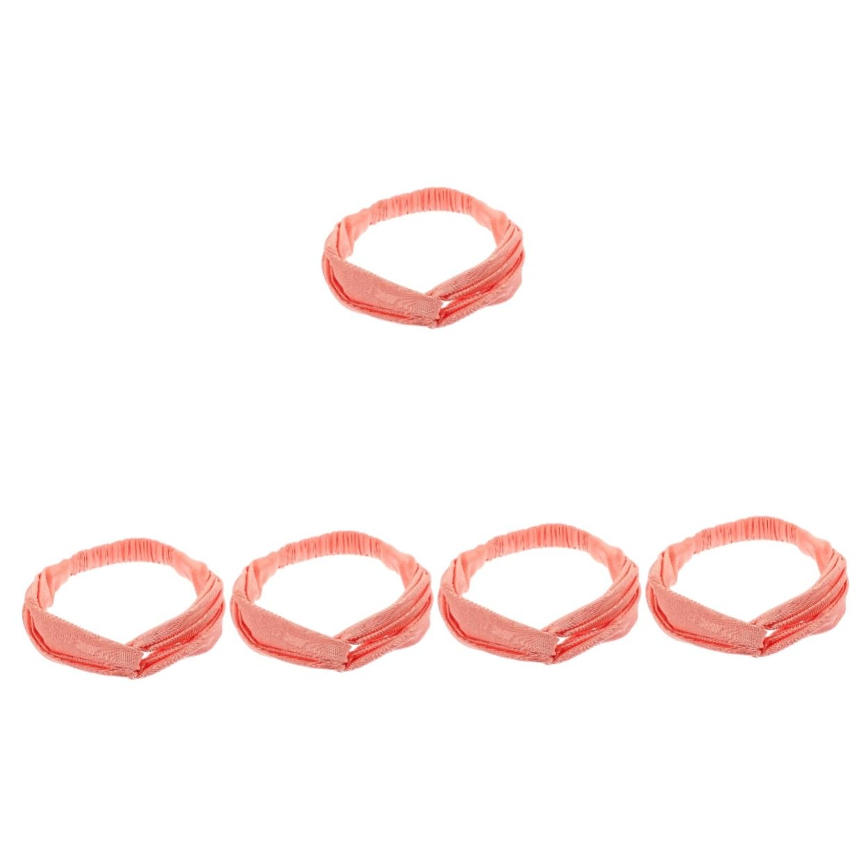 BESPORTBLE 5piezas Banda De Sudor Deportiva para Ejercicio Diadema Absorbente De Sudor Accesorio Deportivo y Transpirable para Yoga y Fitness