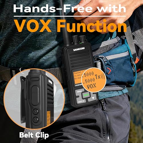 Image of SAMCOM FPCN10A-PRO Long Range 2 Way Radios UHF Walkie Talkies (2 Pack)