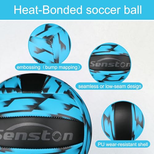 Image of Senston Official Size 5 Volleyball for Adults & Youth Includes Air Pump