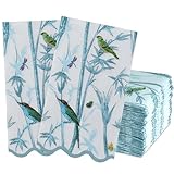 40 servilletas de papel | Servilletas desechables con tacto de tela | Servilletas de papel vintage impresas para decoración de despedida de soltera, cenas, fiestas en el jardín o servilletas de