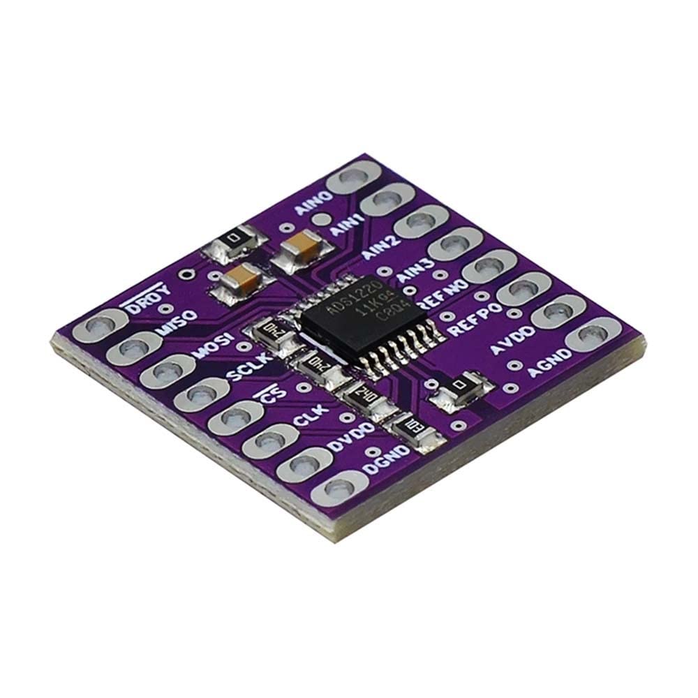 ADC Modul, DC 3V-5V ADS1220 24Bit ADC Module SPI AD Converter Analog to Digital Signal Convert Module