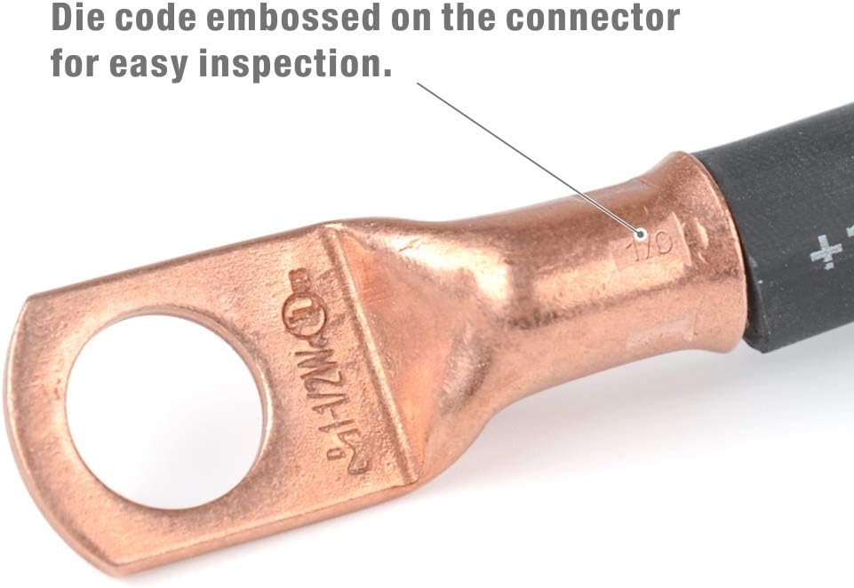 IWISS Battery Cable Lug Crimping Tool from AWG 8-1/0 with Cable Cutter : Tools & Home Improvement