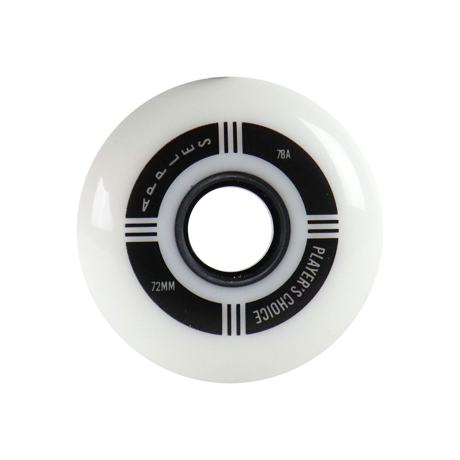 Player's Choice Indoor Roller Hockey Wheels 72mm Apples 78A 4-Pack