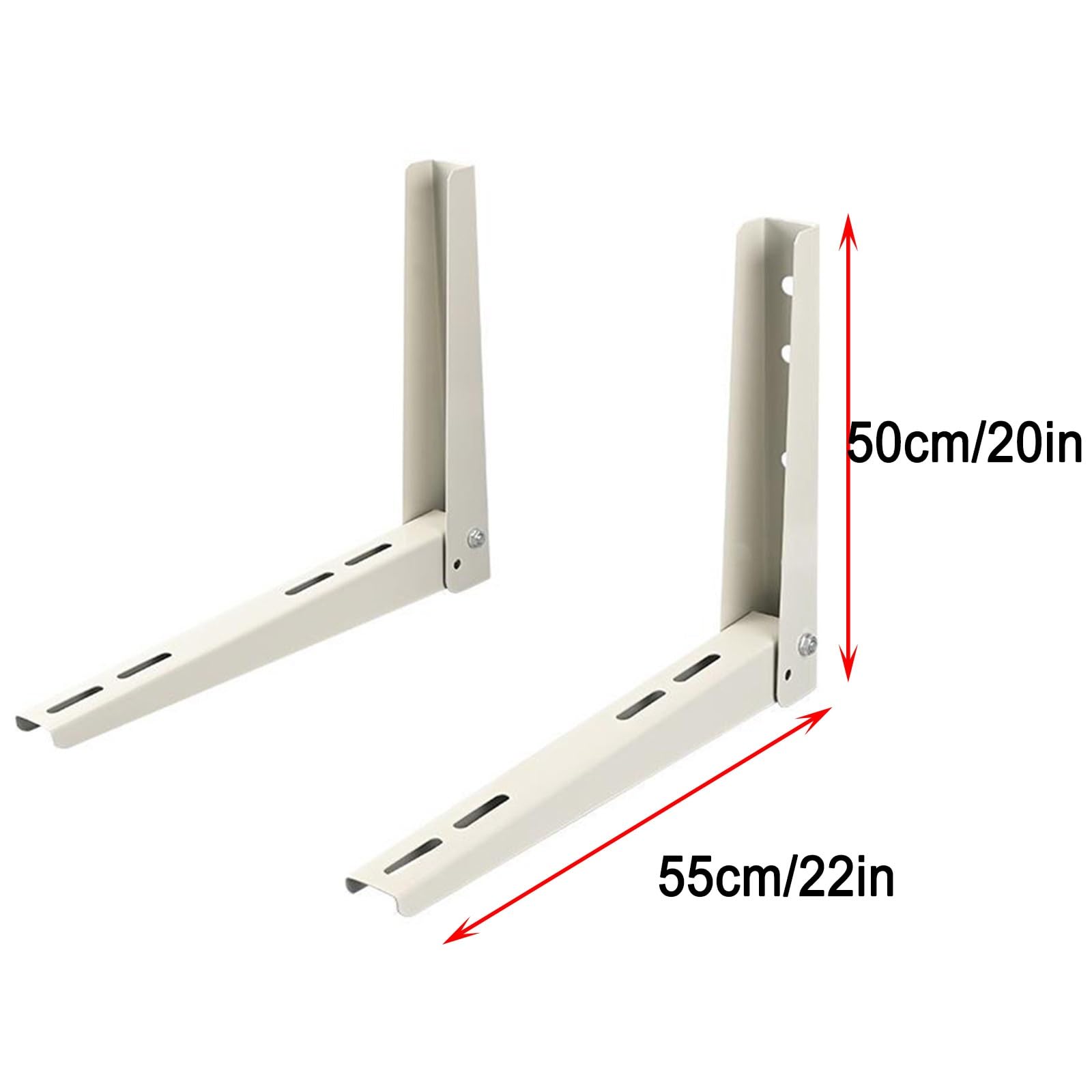 Soporte Aire Acondicionado Exterior, Kit Instalacion Aire Acondicionado, se Aplica a 2.2KW-7KW Aire Acondicionado Split, Soporte de Carga 200 Kg