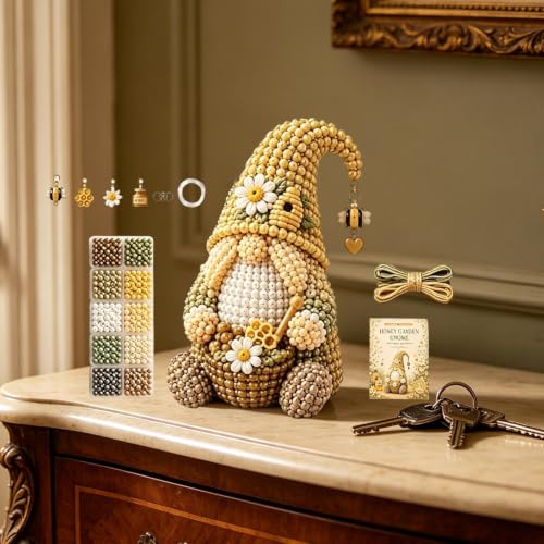 Kit de gnomos con cuentas: actividad relajante hecha a mano para principiantes 3