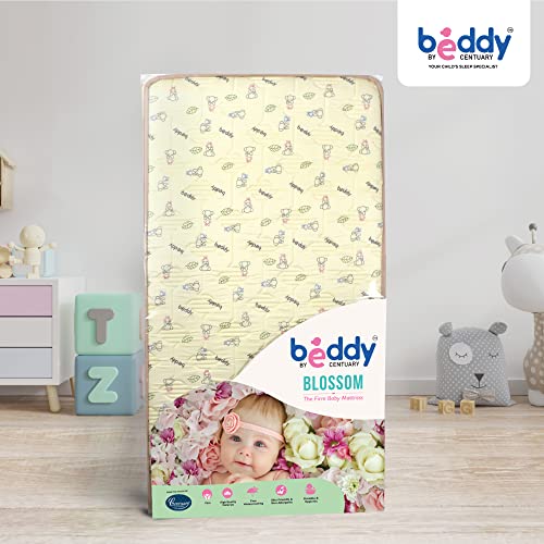 Image of Centuary Mattresses Beddy Blossom Single Kids /bunk Bed Natural Coir Foam Mattress with Free Protector (72 * 36 * 4 Inch)