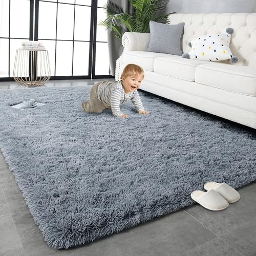 ���O �J�[�y�b�g ���O�}�b�g 160 x 230 cm ����~�ߕt���J�[�y�Ή��ӂ�ӂ픧�G��Q���⃊�r�������ɍœK, �_�[�N�O���[