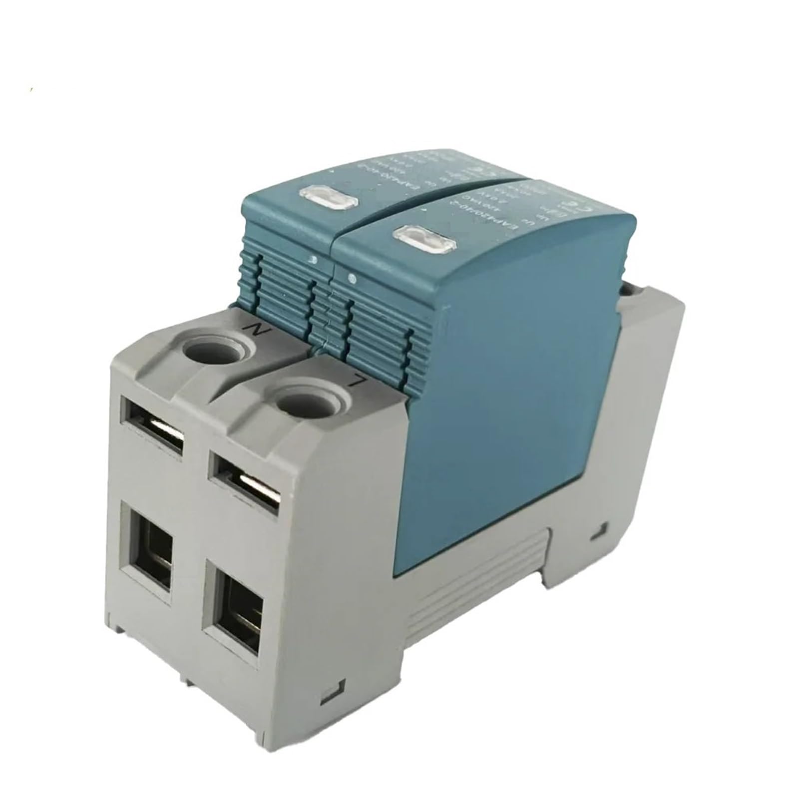 Surge Protector 2P 20KA-40KA, AC75V-AC420V Casa 220V, Scaricatore T2, installazione su guida DIN (AC 420V)
