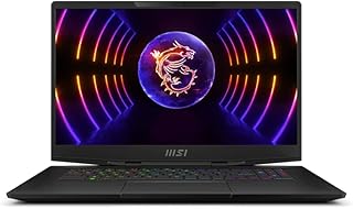 MSI Stealth 17 Studio 17.3" QHD 240Hz Ultra Thin and Light Gaming Laptop, Intel Core i7-13700H, RTX 4070, 32GB DDR5, 1TB NVMe SSD, VR Ready, Per-Key RGB,IR Cam, Win11 PRO, Stealth 17Studio A13VG-020CA