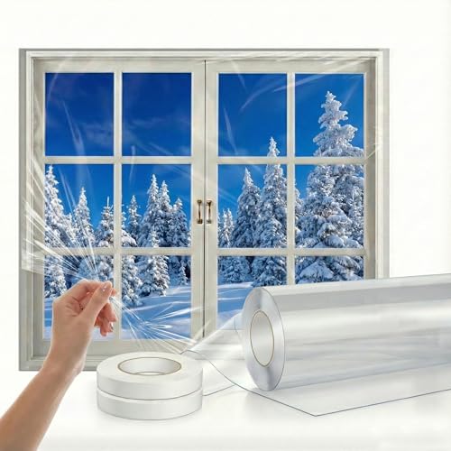 Ventana Aislante Invierno 48 pulg x 30 pies Plástico EVA miniatura 1
