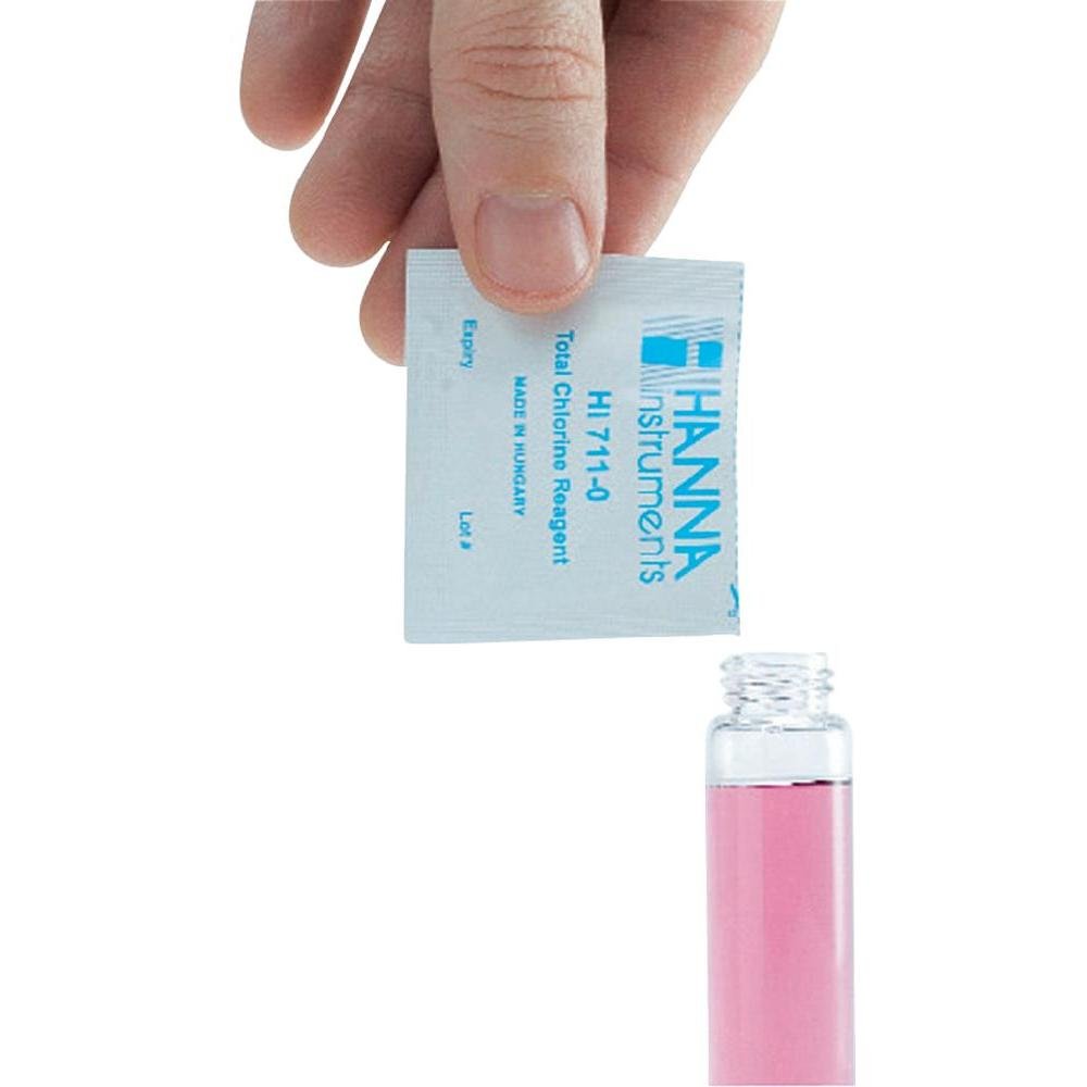 100x Reactivos para Checker de Cloro Total Hanna HI 711 (HI 93711-01)