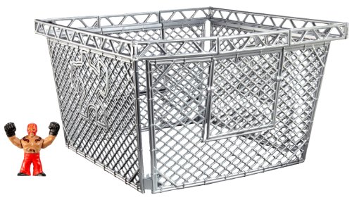 WWE Rumblers Rey Mysterio Figure with Deluxe Steel Cage Accessory