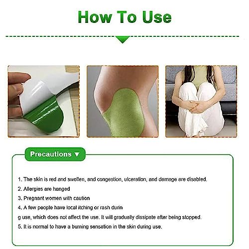 Image of Dealsure Herbal Knee Pain Relief Patches with Wormwood Extract | Self Heating Knee Patch for Comfort | Knee Patch for Pain Relief Joint Support | Heat Patches for Pain Relief Pack of 10