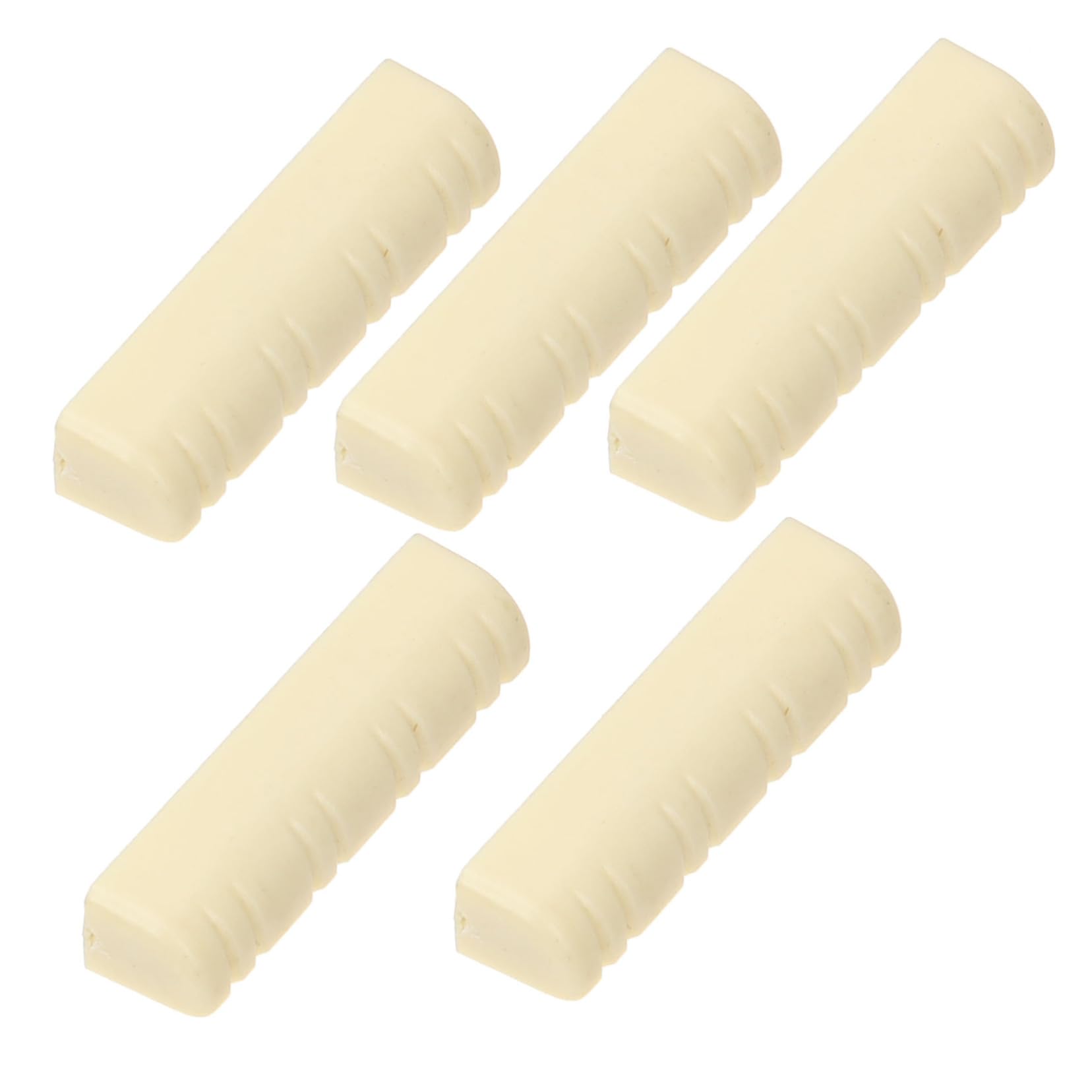 Toddmomy 5pcs Durable Mandolin Bone Nut Replacement for String Instruments Essential Mandolin Accessory for Improved Sound and Tone Portable and Reliable