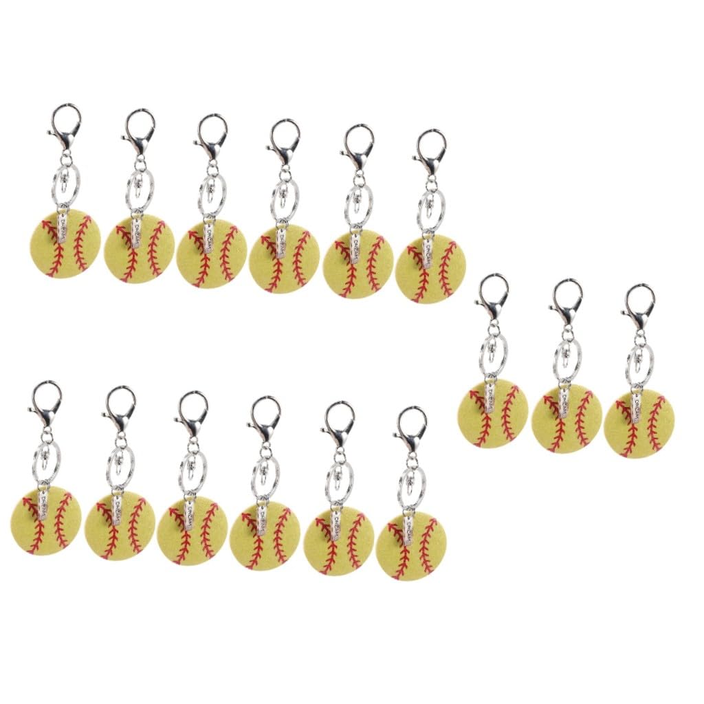 BESPORTBLE Portachiavi Da Softball Keychain Per Le Chiavi Portachiavi Per Ragazzi Attrezzatura Sport Fan Portachiavi Softball Per Ragazzi Portachiavi Per I Giocatori Lega