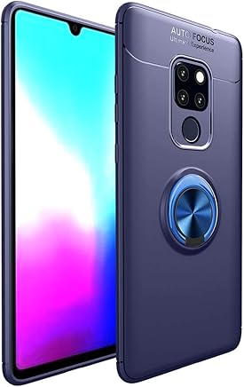 HERCN Huawei Mate 20 X 7.2 Funda,Ultra Delgado Silicona TPU con Metal Ring Kickstand Protectora Case con Soporte Magn?tico Car Mount Function para Huawei Mate 20 X Smartphone (Azul) HERCN Huawei Mate 20 X 7.2 Funda,Ultra Delgado Silicona TPU con Metal Ring Kickstand Protectora Case con Soporte Magn?tico Car Mount Function para Huawei Mate 20 X Smartphone (Azul)
