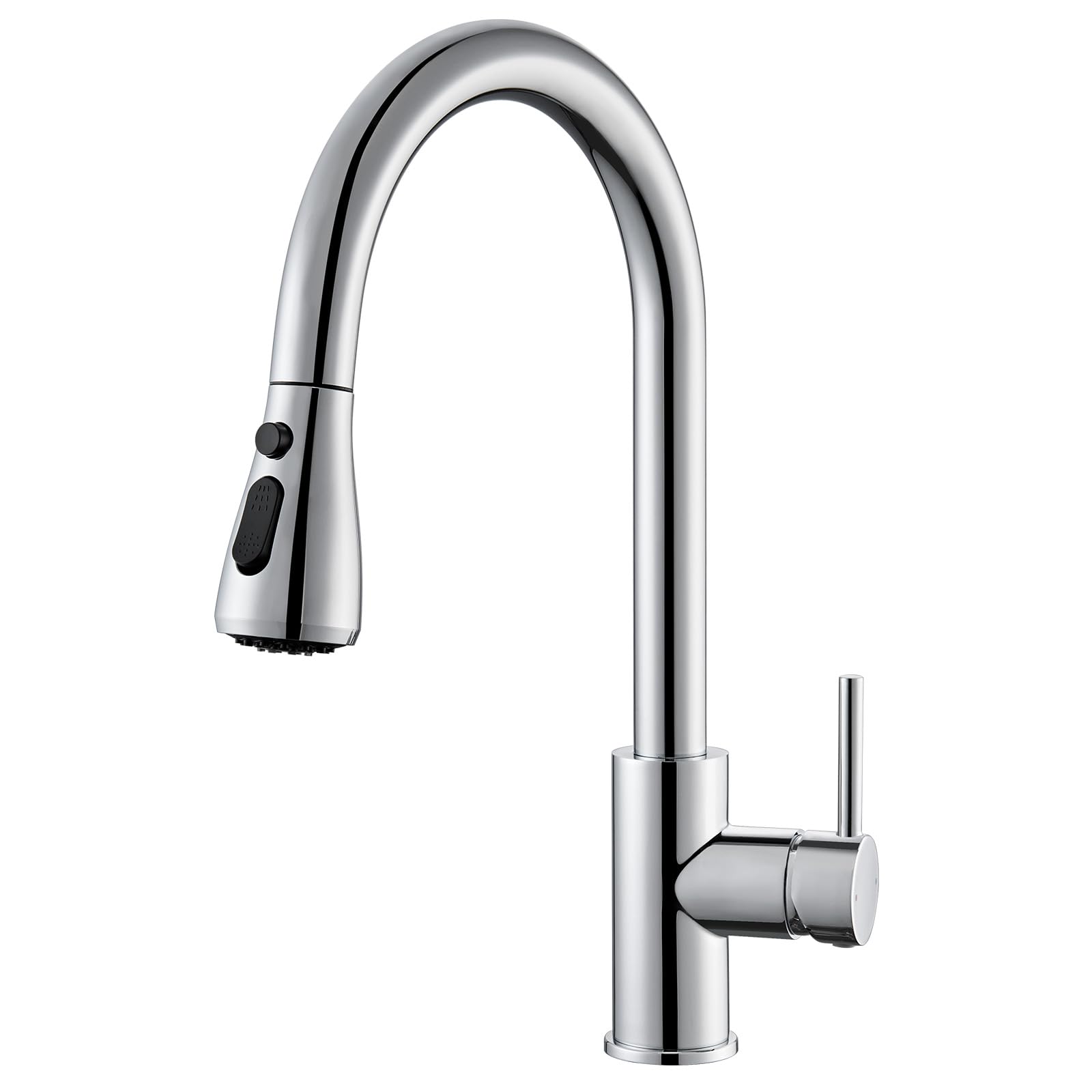 Wasserhahn küche mit Ausziehbar Hochdruck fur Spülbecken - CECIPA Küchenarmatur mit Brause - Edelstahl Armatur fur Küchenspüle - Mischbatterie Schwenkbar mit Schlauch - Spueltischarmatur Chrom