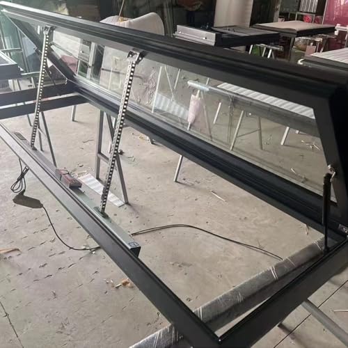 Ventana de techo de doble capa de vidrio templado y apertura eléctrica premium 2
