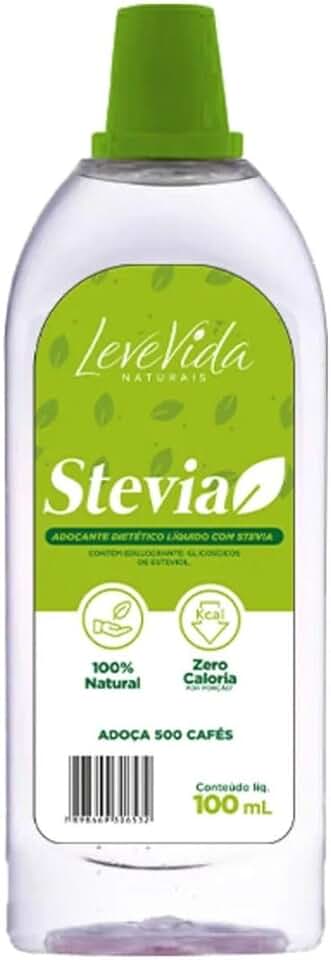 Adoçante Stévia 100% Natural Absolut Leve Vida 100ml