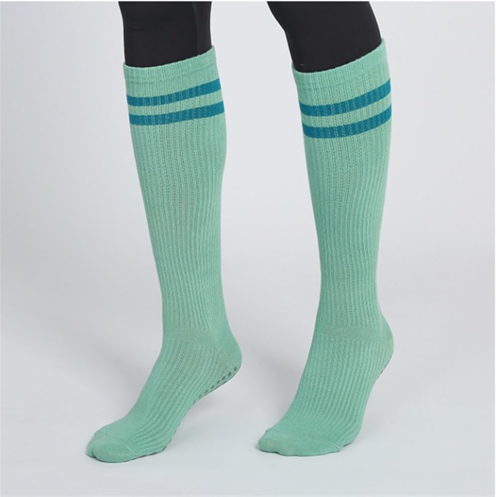 Heel Tab Mesh Top Cotton Anklet Socks with Non-Skid Women's Gripper Socks