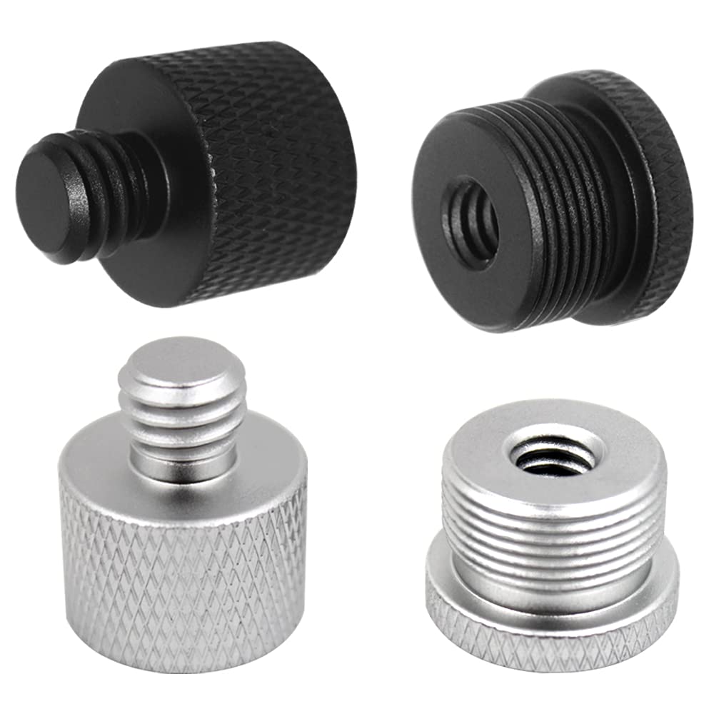 CAMVATE 1/4"-20 Femmina A 3/8"-16 Maschio Adattatore A Vite Per Treppiede - Foto 2