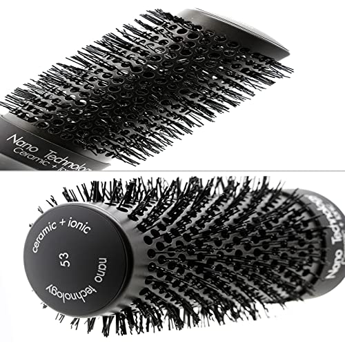 Mythus Hairdressing Round Ceramic Brush 5 Sizes Salon Hairstyling Comb For Hair Curls Ionic Hair Brush Do Not Damage Hair