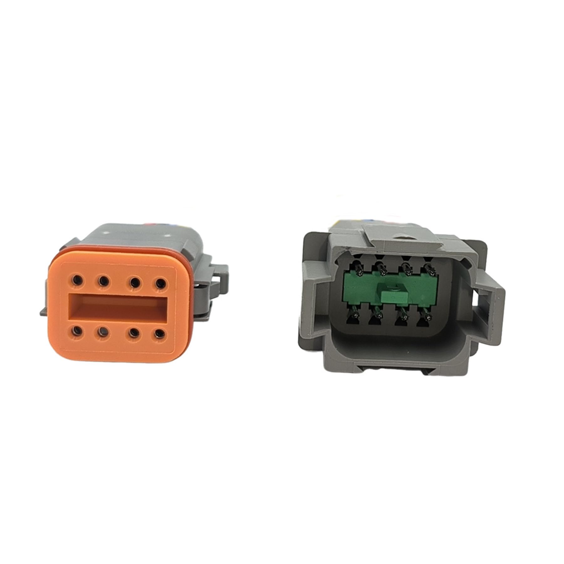 2 set di connettori per auto DT a 8 poli (maschio e femmina) con cavi da 16 AWG per auto/camion/barche/LED