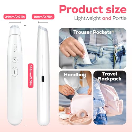Elektronischer Mückenstift mit 4 Wärmestufen, Kompakter Hitzestift gegen Insektenstiche, Handliches Wärmegerät ohne Chemie, Ideal für unterwegs, Schnelle Anwendung bei Juckreiz und Schwellung