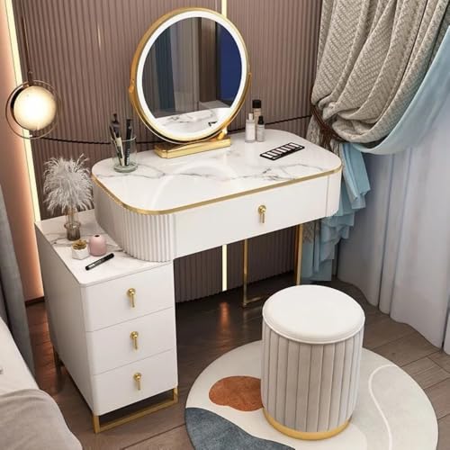 Nihig�h���b�T�[ ���ϑ� �� �P�n �h���b�T�[ �e�[�u�� 3�FLED ���C�g �L�k�\�ȃT�C�h�L���r�l�b�g �����o�� 4 �ƃX�c�[���t�� ���[��R �f�U�C���A�b�v ��e�� �k���� �Z�b�g ���������i ������ (�z���C�g,70cm�h���b�V���O�e�[�u�� 