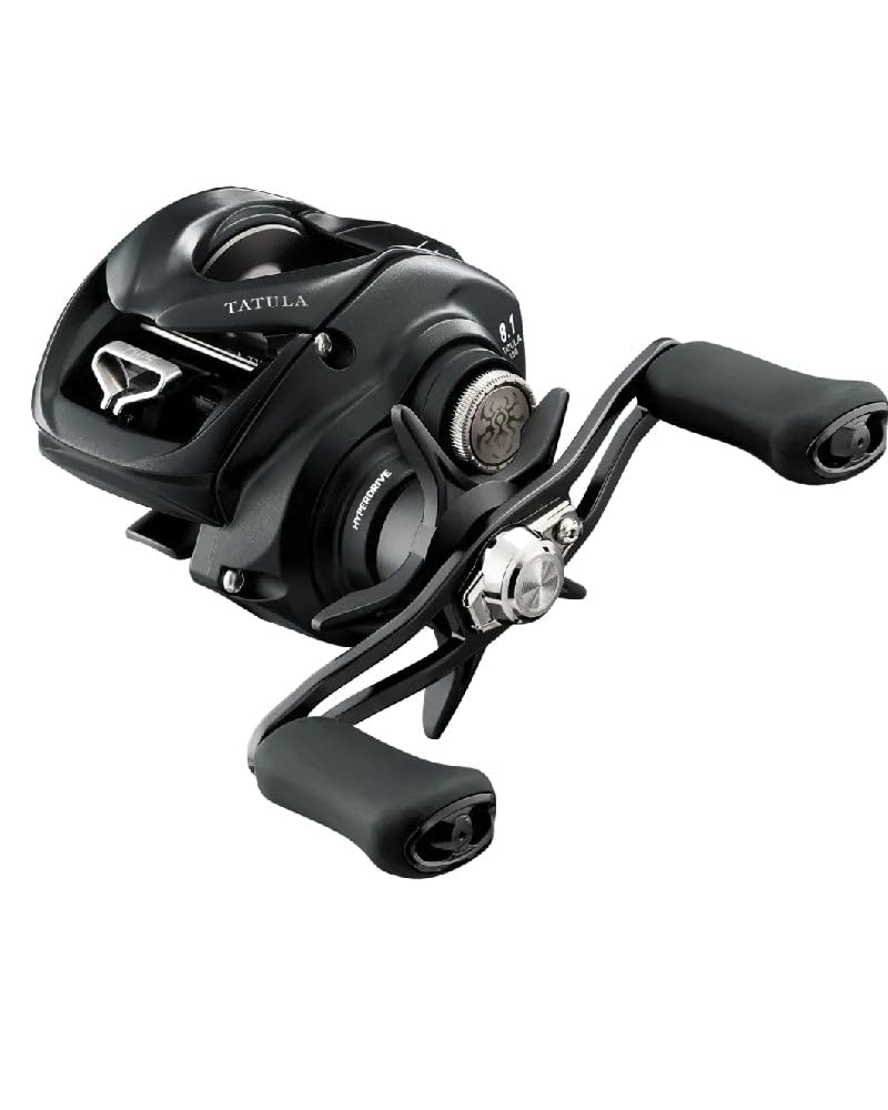 DAIWA 23 Tatula TW 100 Carrete de pesca Baitcast, freno UTD, manivela izquierda