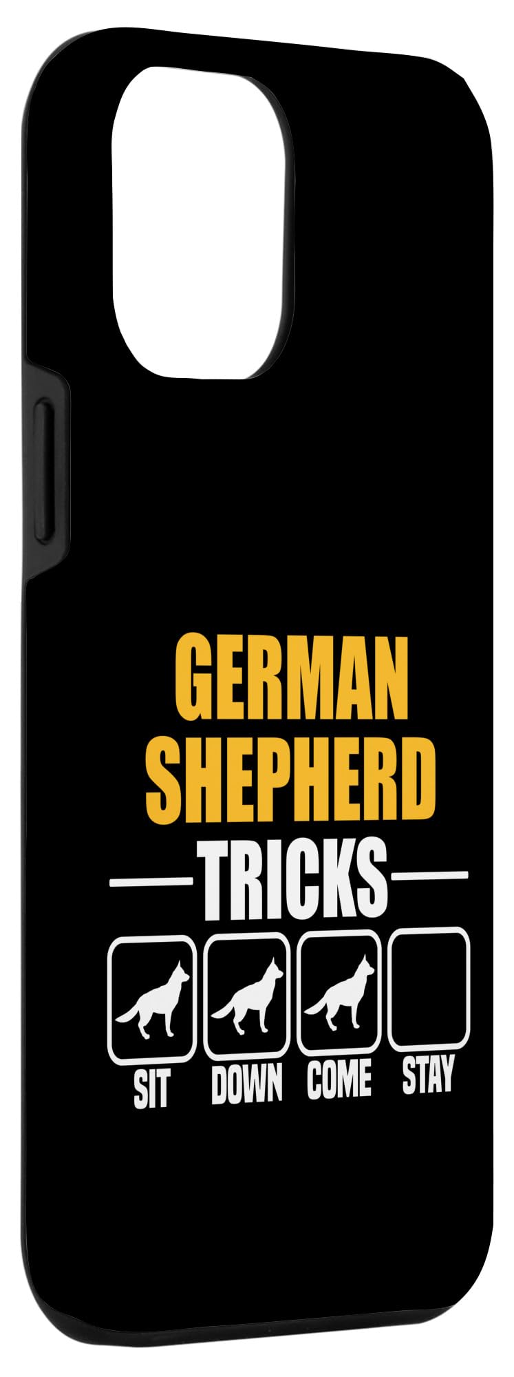 iPhone 13 Pro Max German Shepherd Tricks Funny Dogs Case - Image 3