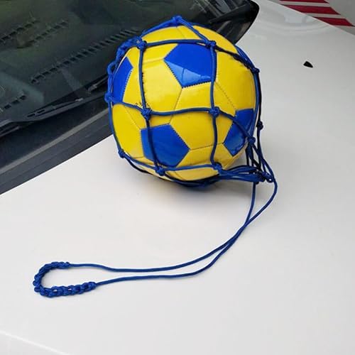 Miniatura 2 de Sosoport Red de entrenamiento de patadas de fútbol para niños, diseño de pelota de fútbol, bungee entrenamiento, red de malabarismo, red de fútbol,