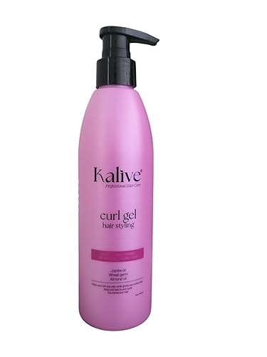 KALIVE - Gel para rizos, 8 onzas, define rizos, ondas y todas las texturas de cabello para mujeres, natural o permanente, para cabello rizado